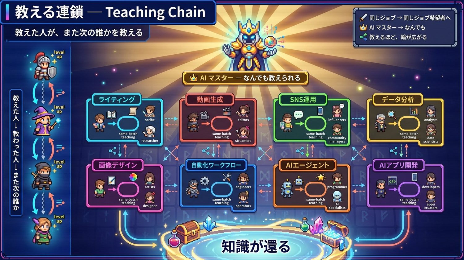 教える連鎖 Teaching Chain
